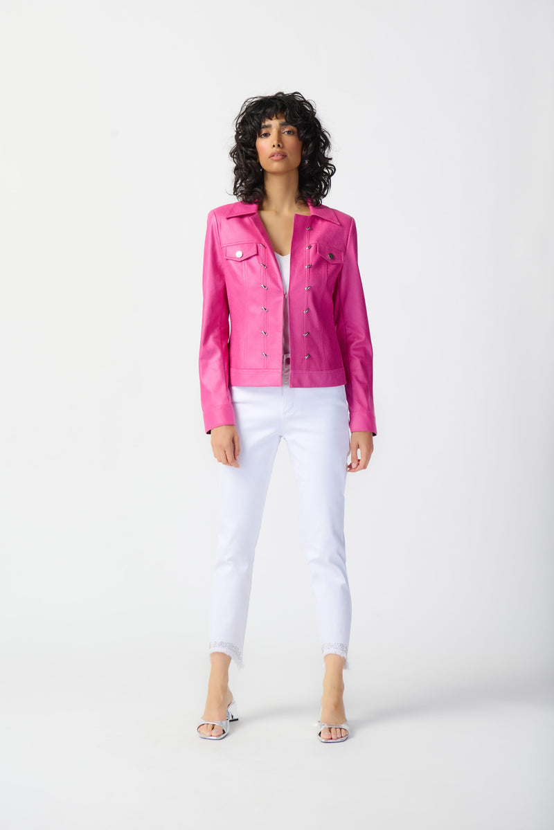 Hot pink suede clearance jacket