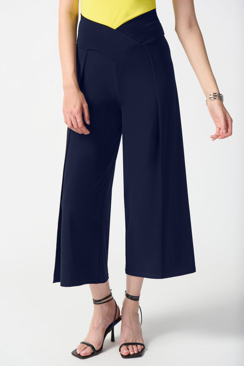 Joseph Ribkoff Midnight Pull-On Culotte Pants Style 242026