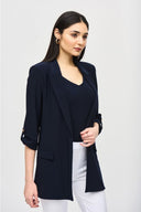 Joseph Ribkoff Midnight Straight Blazer Style 242060