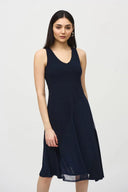 Joseph Ribkoff Midnight Asymmetrical Sleeveless Dress Style 242110