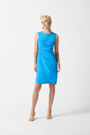 Joseph Ribkoff French Blue Sleeveless Sheath Dress Style 242151