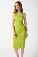 Joseph Ribkoff  Lime Sleeveless Sheath Dress Style 242234