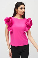 Joseph Ribkoff Statement Sleeve Top Style 242236