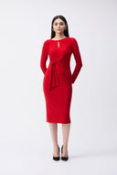 Joseph Ribkoff Empress Waist Tie Sheath Dress Style 243032