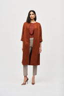 Joseph Ribkoff Cinnamon Straight Fit Coat Style 243037