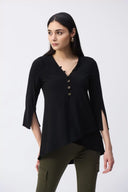 Joseph Ribkoff Flared V-Neck Tunic Style 243122