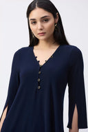 Joseph Ribkoff Flared V-Neck Tunic Style 243122