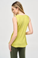 Joseph Ribkoff Satin Straight Sleeveless Top Style 243125