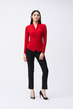 Joseph Ribkoff Fitted Wrap Top Style 243152