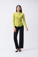 Joseph Ribkoff Fitted Wrap Top Style 243152