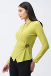 Joseph Ribkoff Fitted Wrap Top Style 243152