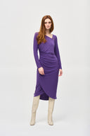 Joseph Ribkoff Mystic Draped Sheath Dress Style 243169