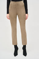 Joseph Ribkoff Java Scuba Suede Flared Pants Style 243178