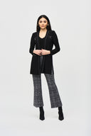 Joseph Ribkoff Black Trimmed Cardigan Style 243223