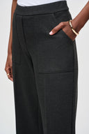 Joseph Ribkoff Charcoal Grey Pull-On Culotte Pants Style 243259