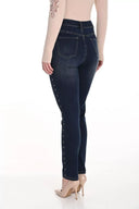 Frank Lyman Dark Blue Denim Pants Style 243493U