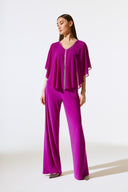 Joseph Ribkoff Empress Chiffon Poncho Top Style 243707