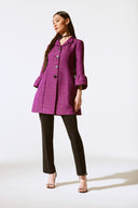 Joseph Ribkoff Textured Jacquard Coat Style 243738