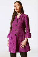 Joseph Ribkoff Textured Jacquard Coat Style 243738