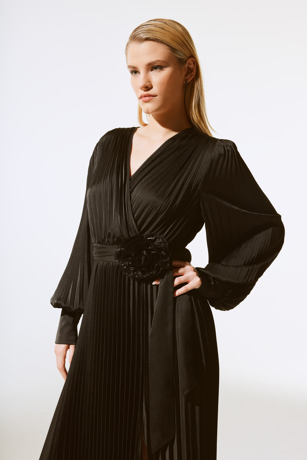 Joseph Ribkoff Pleated Midi Dress Style 243771X