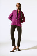 Joseph Ribkoff Empress Textured Jacquard Trapeze Jacket Style 243788