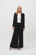 Joseph Ribkoff Black Wide-Leg Pull-On Pants Style 244151