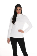 Frank Lyman Off-White Textured Top Style 244163