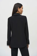 Joseph Ribkoff Black Straight Blazer Style 244194