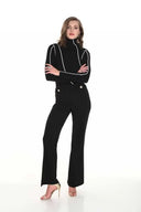 Frank Lyman Black Fit and Flare Pants Style 244315