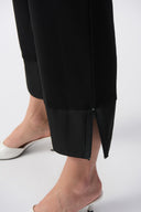 JOSEPH RIBKOFF BLACK STRAIGHT PANTS STYLE 251035