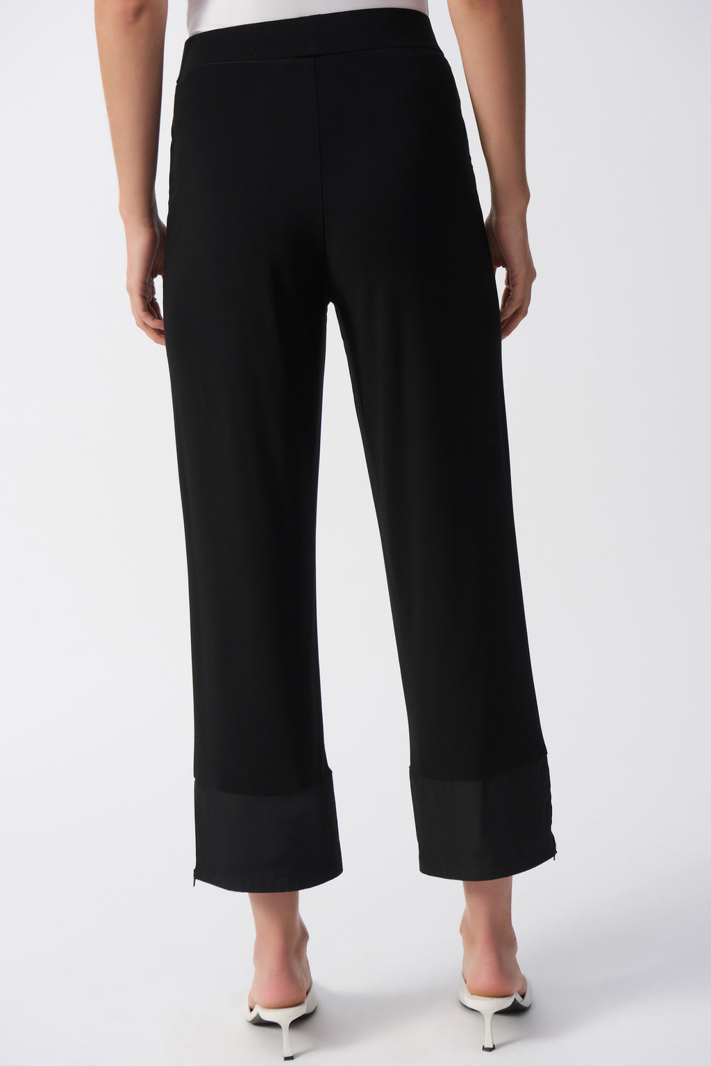 JOSEPH RIBKOFF BLACK STRAIGHT PANTS STYLE 251035