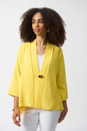 Joseph Ribkoff Citrus Textured Woven Trapeze Jacket Style 251101