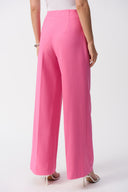 JOSEPH RIBKOFF BUBBLEGUM PULL-ON WIDE-LEG PANTS STYLE 251161