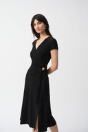 Joseph Ribkoff Flowy Wrap Dress Style 251250