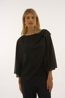 Joseph Ribkoff Silky Knit Poncho Top Style 251739