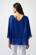 Joseph Ribkoff Silky Knit Poncho Top Style 251739