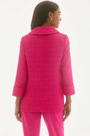 Joseph Ribkoff  Geranium Textured Jacquard Trapeze Jacket Style 251783