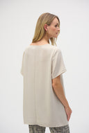 Joseph Ribkoff Moonstone Asymmetrical Boxy Top Style 252071