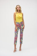 Joseph Ribkoff Millennium Print Straight Leg Pants Style 252233