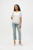 Joseph Ribkoff Ribkoff Margot Light Denim Blue Classic Straight Leg Stretch Jeans Style 252926