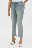 Joseph Ribkoff Ribkoff Margot Light Denim Blue Classic Straight Leg Stretch Jeans Style 252926