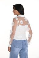 Frank Lyman Off-White Top with Cami Style 256765U