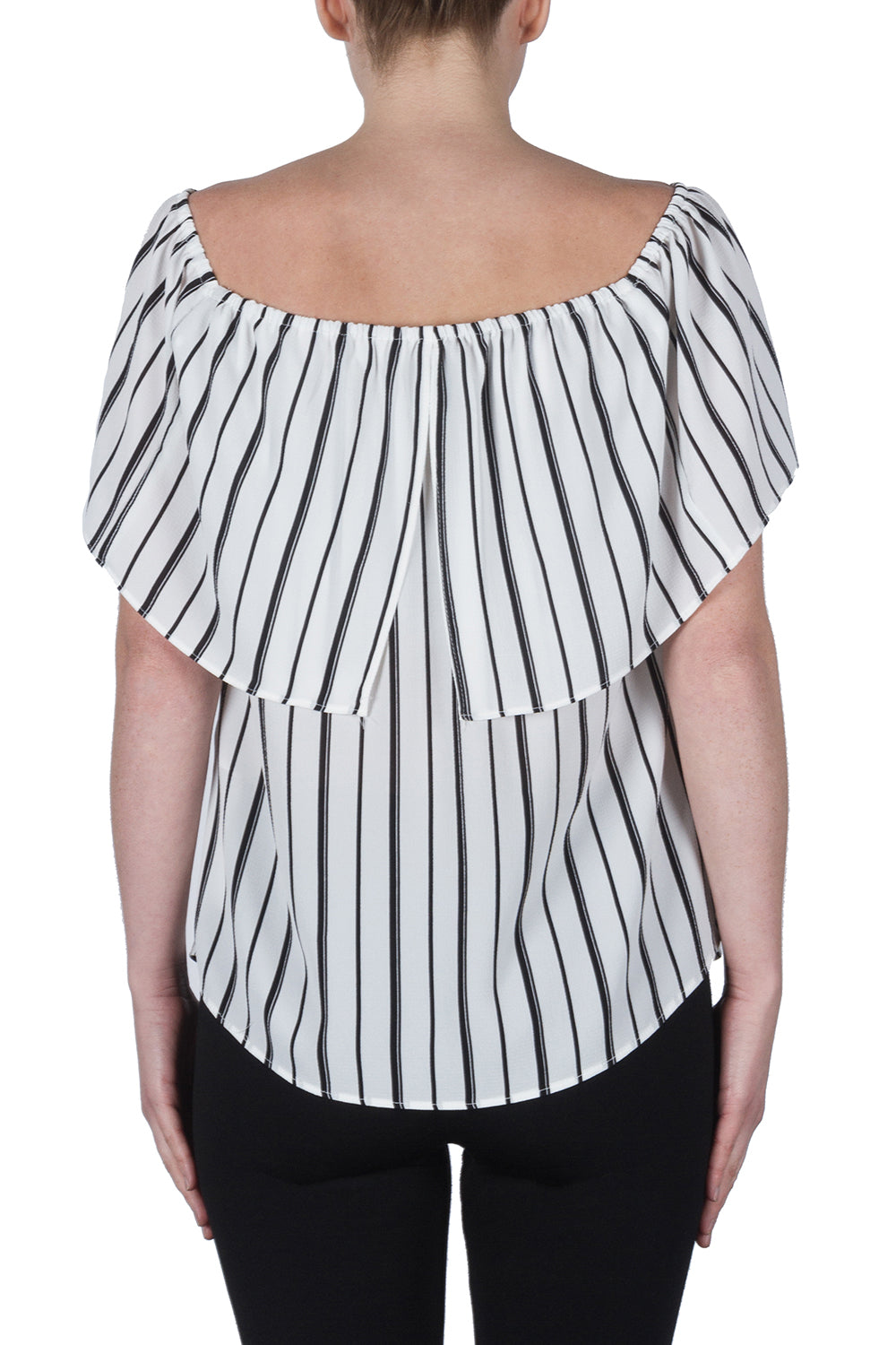 Joseph Ribkoff White-Black Top Style 172923