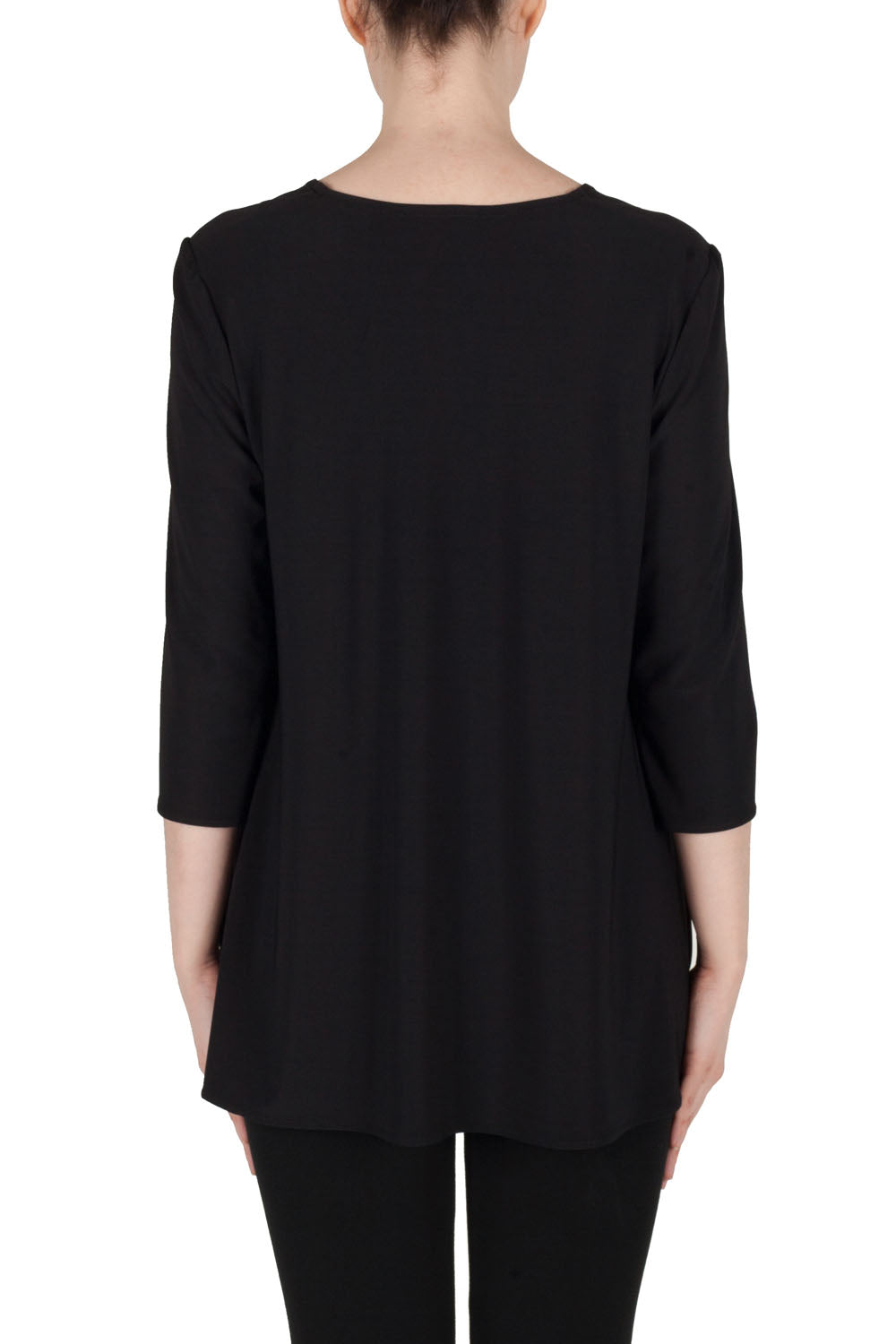 Joseph Ribkoff Black-Vanilla Tunic Style 173061