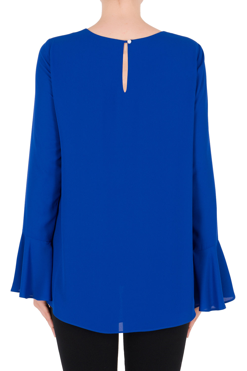 Joseph Ribkoff Azure Blue Top Style 182282