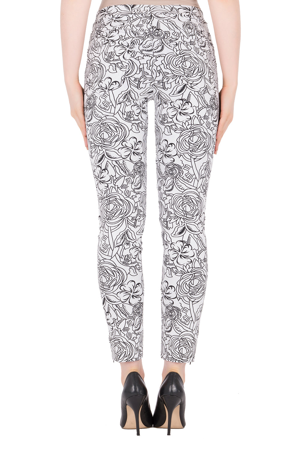 Joseph Ribkoff White-Black Pant Style 182524