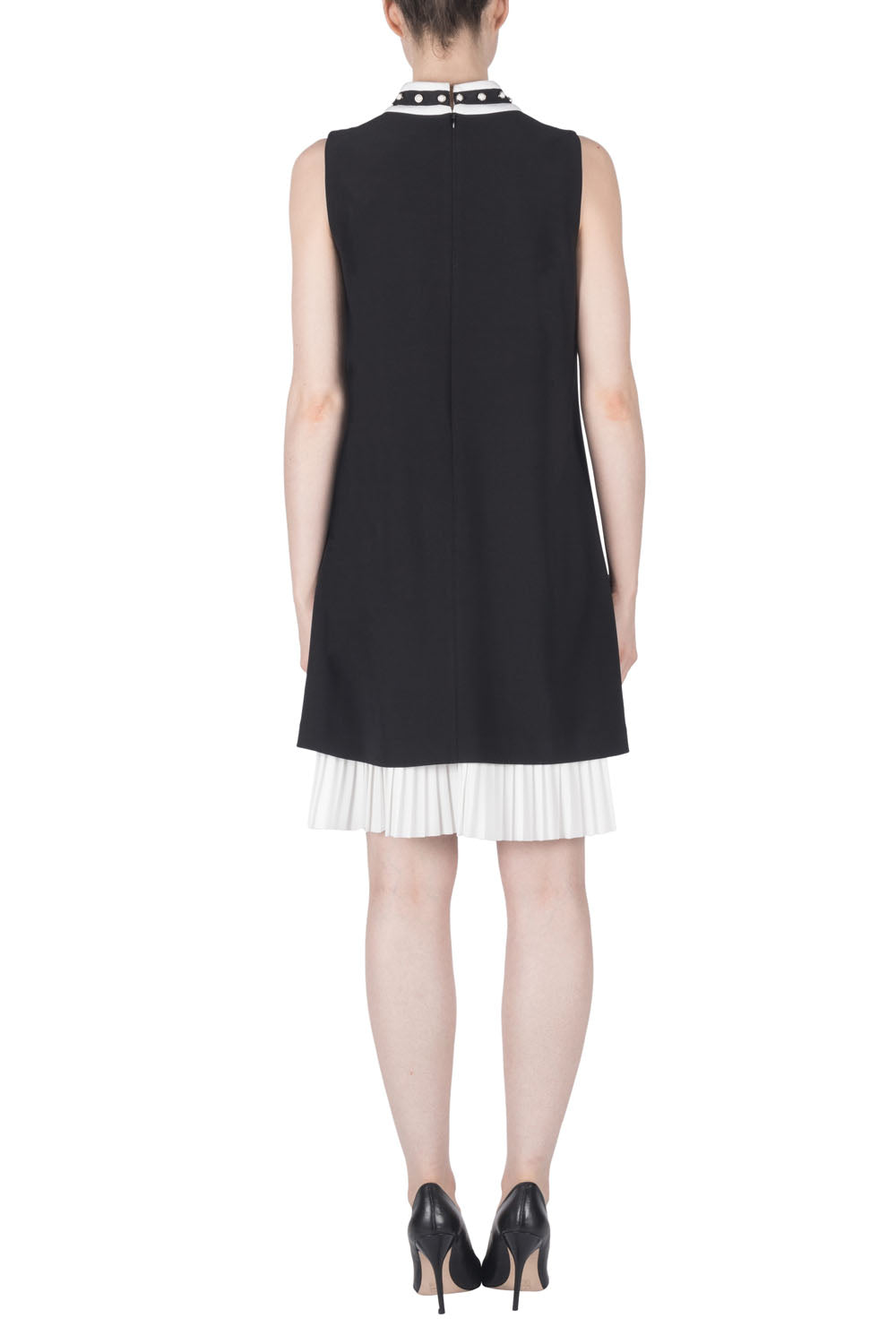 Joseph Ribkoff Black-Vanilla Dress Style 183033