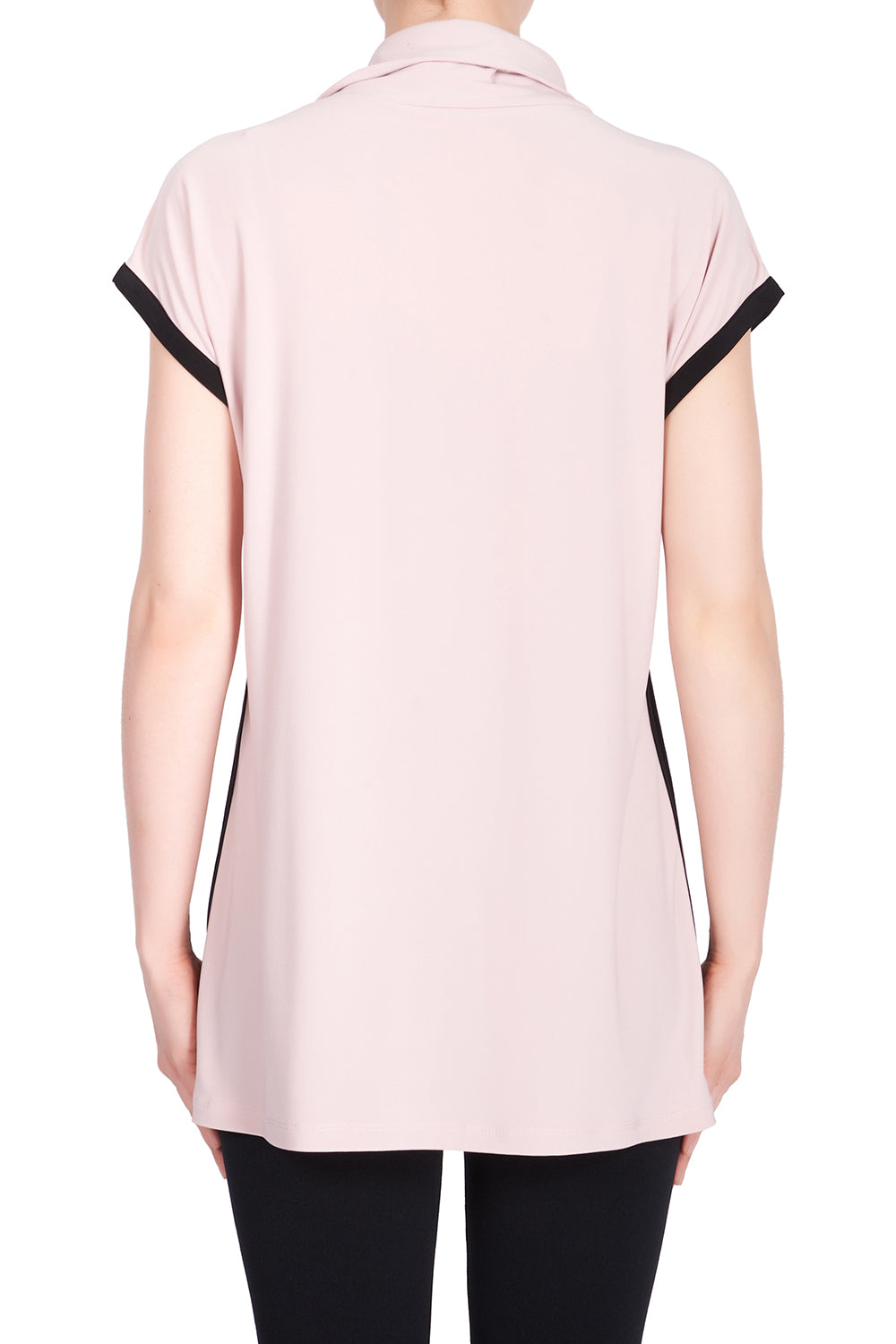 Joseph Ribkoff Powder Pink-Black Tunic Style 183176