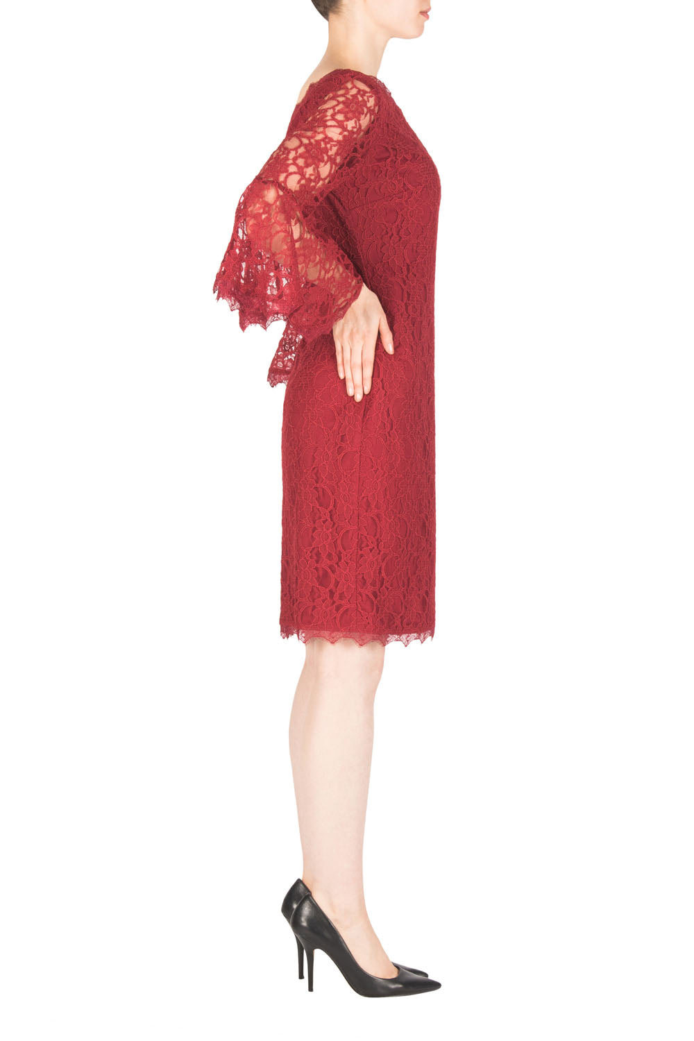 Joseph Ribkoff Burgundy Dress Style 183500