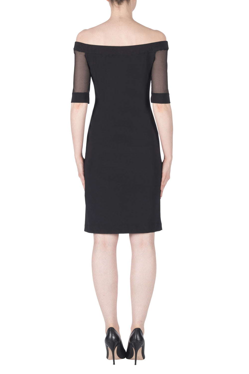 Joseph Ribkoff Black-Beige Dress Style 183557